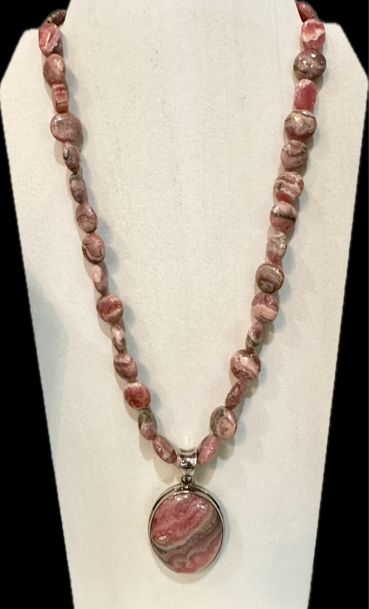 Rhodochrosite Beaded Beauty