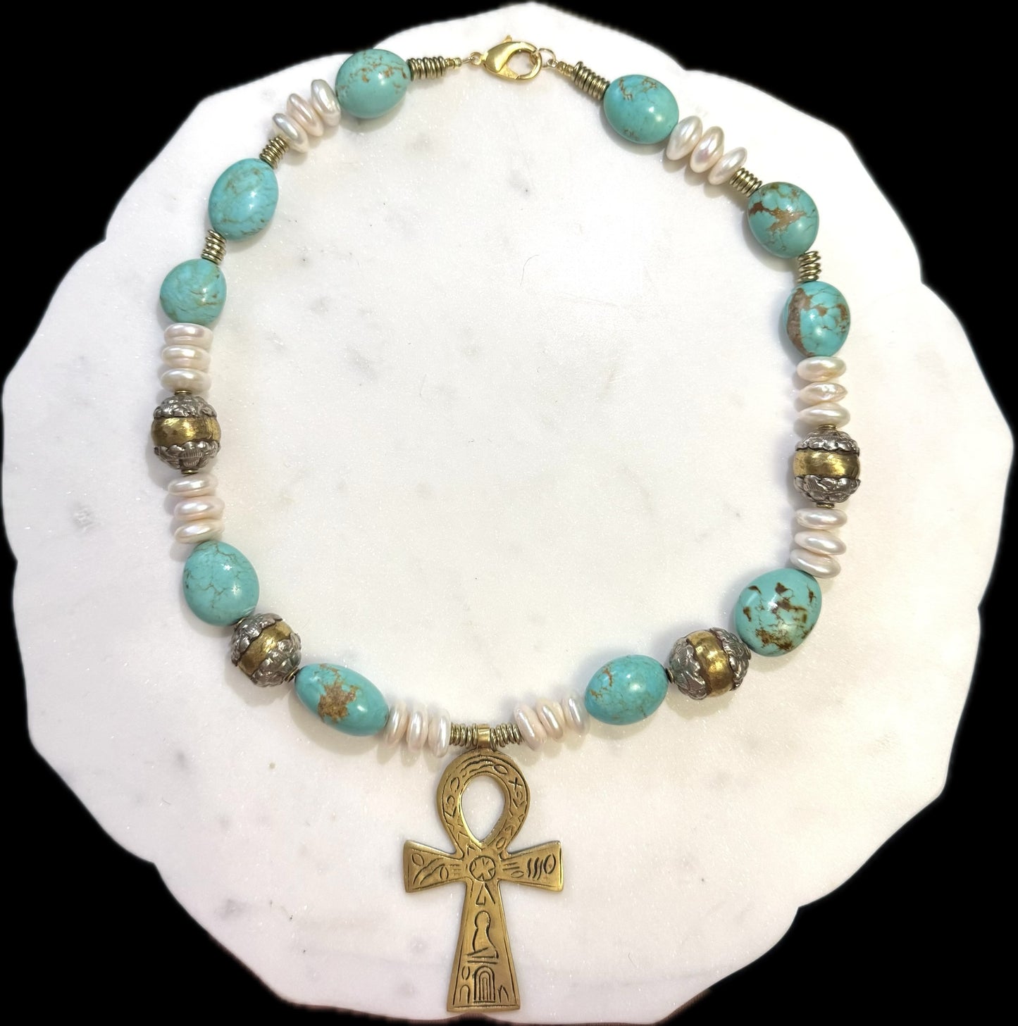 Eternal Life Turquoise Necklace - bcg Black Label