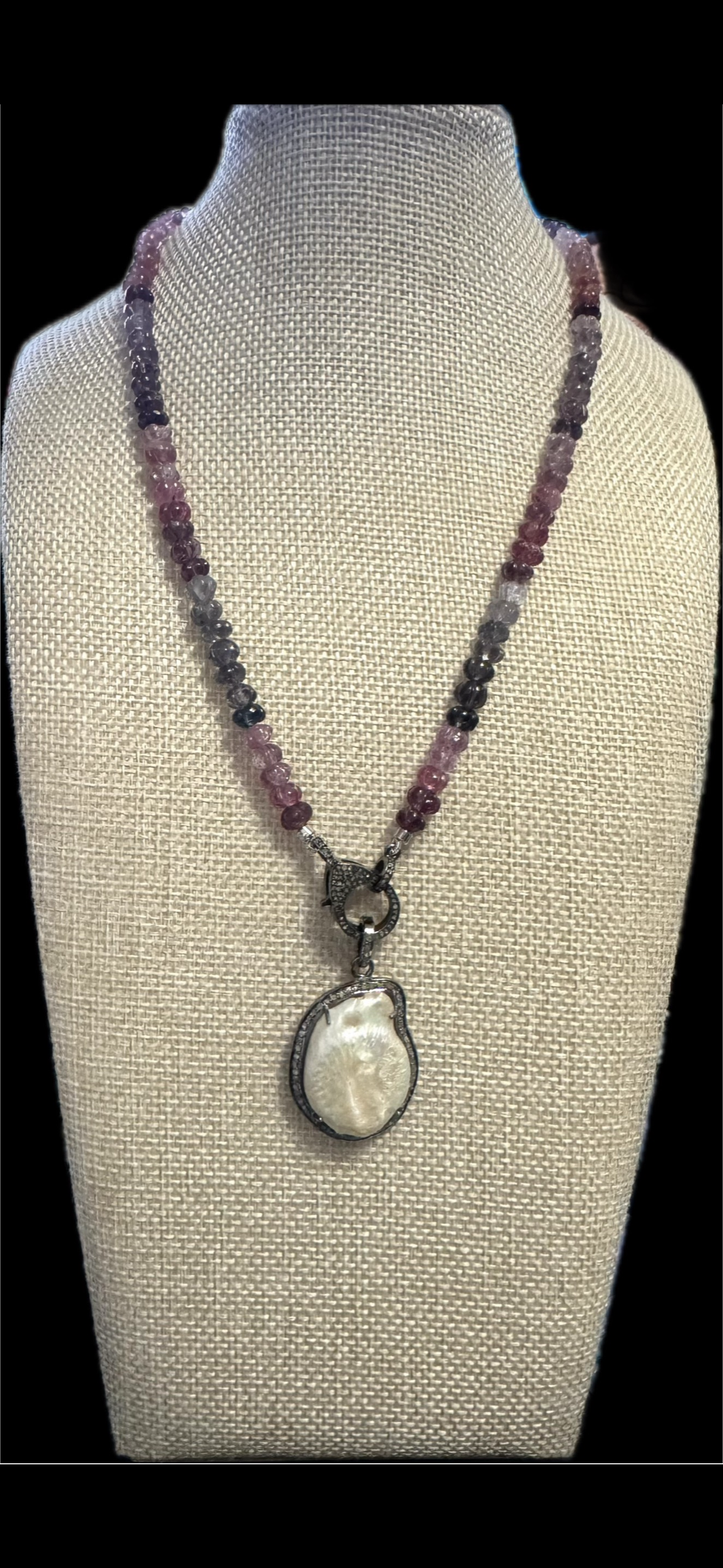 Sylvia Spinel Neclace - bcg Black Label