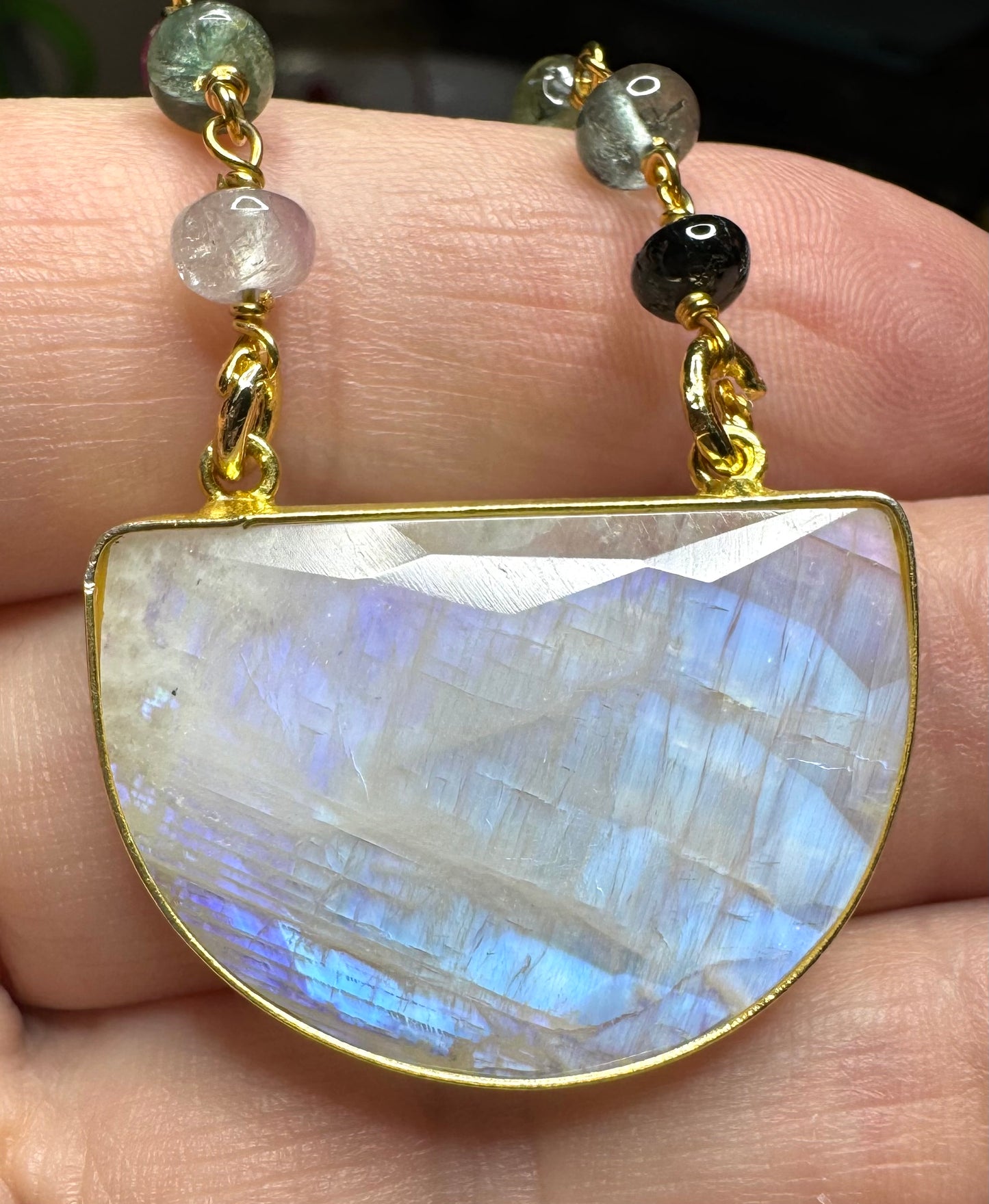 Moonstone Magic Candy Necklace