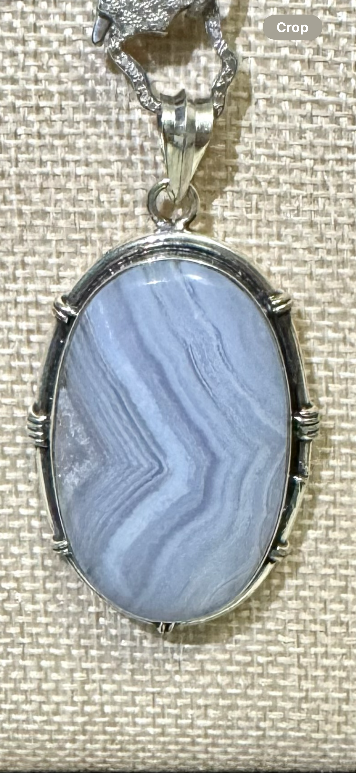 Blue Lace Agate Pendant