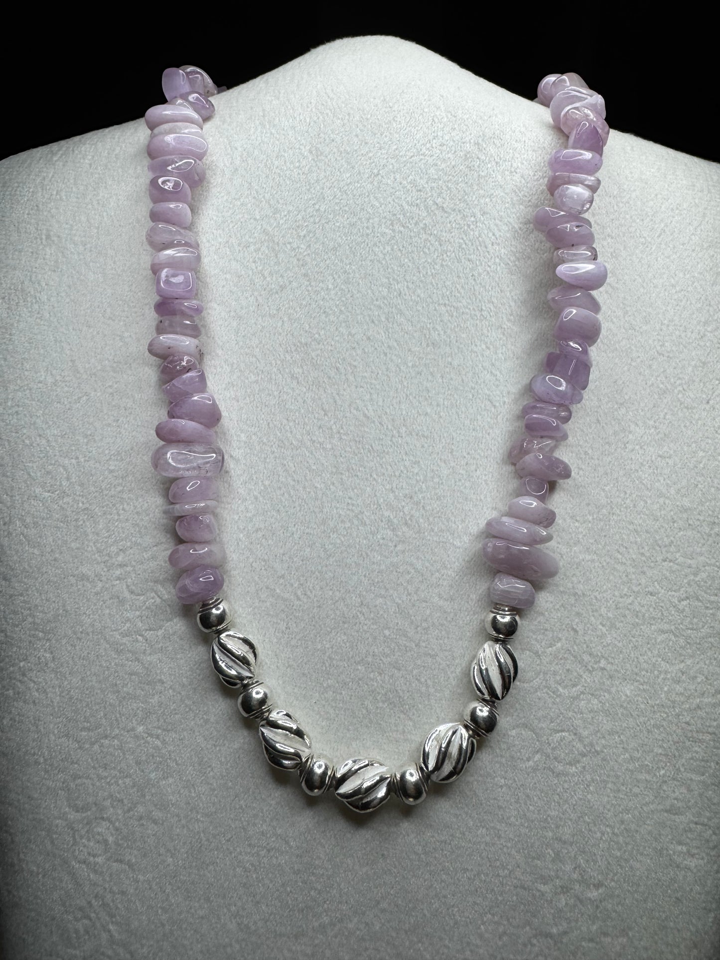 Kunzite & Sterling Necklace