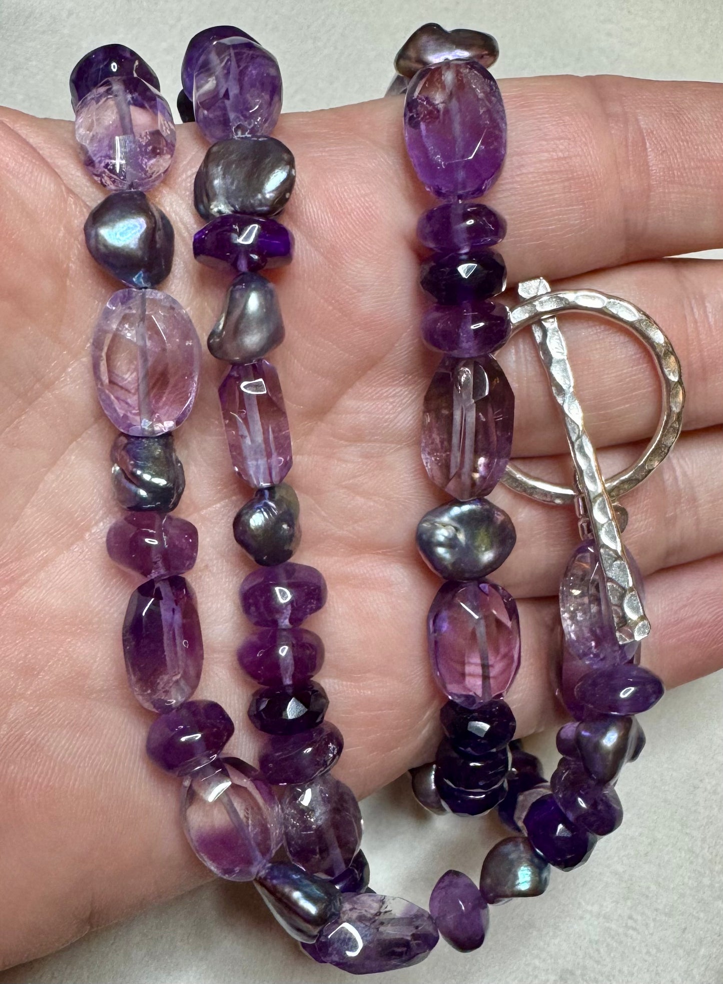 Joy’s Amethyst Candy Necklace