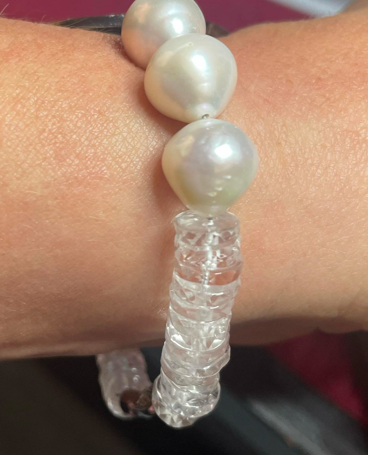 Diamond Pave Pearl Perfection