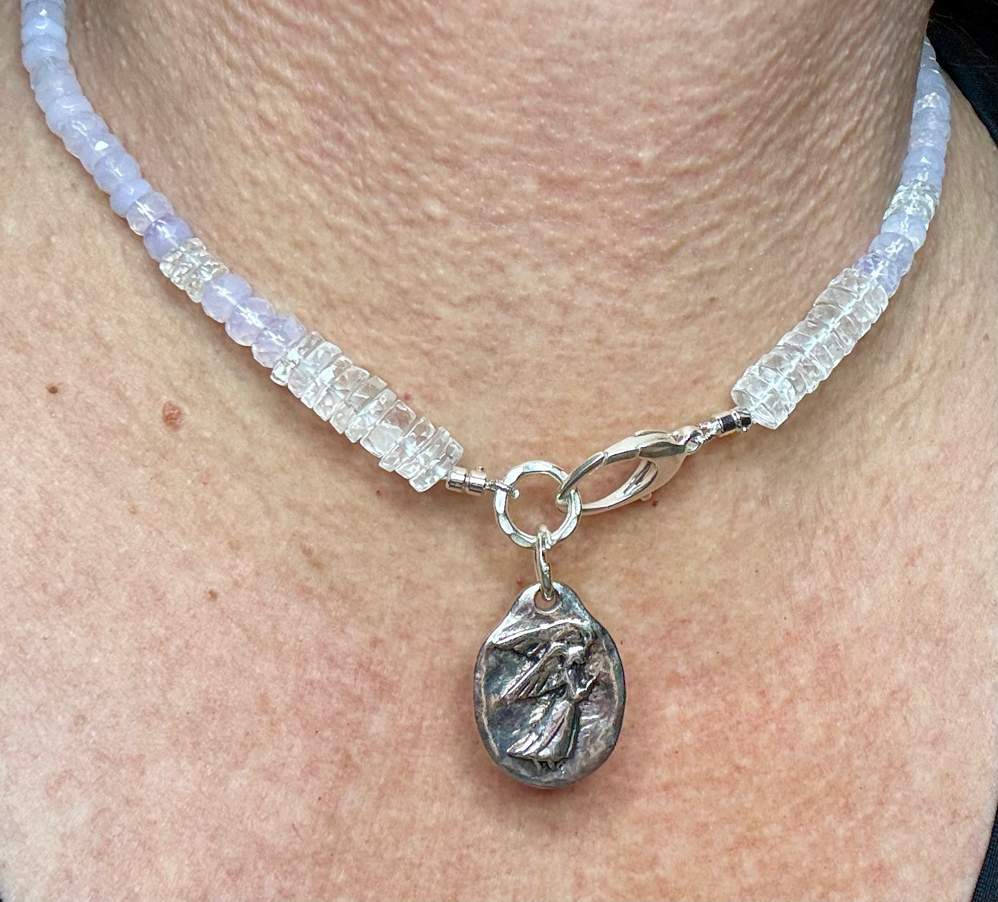 Angelic Moon Quartz Candy Necklace