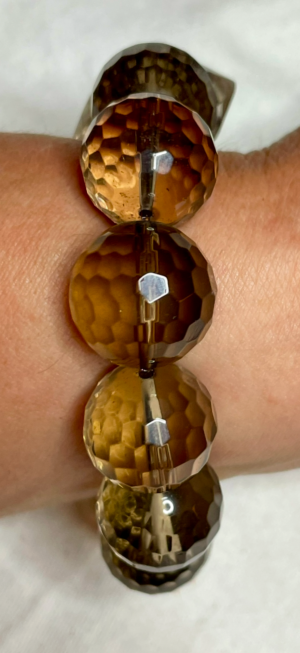 Smokey Quartz Stretch Bracelet