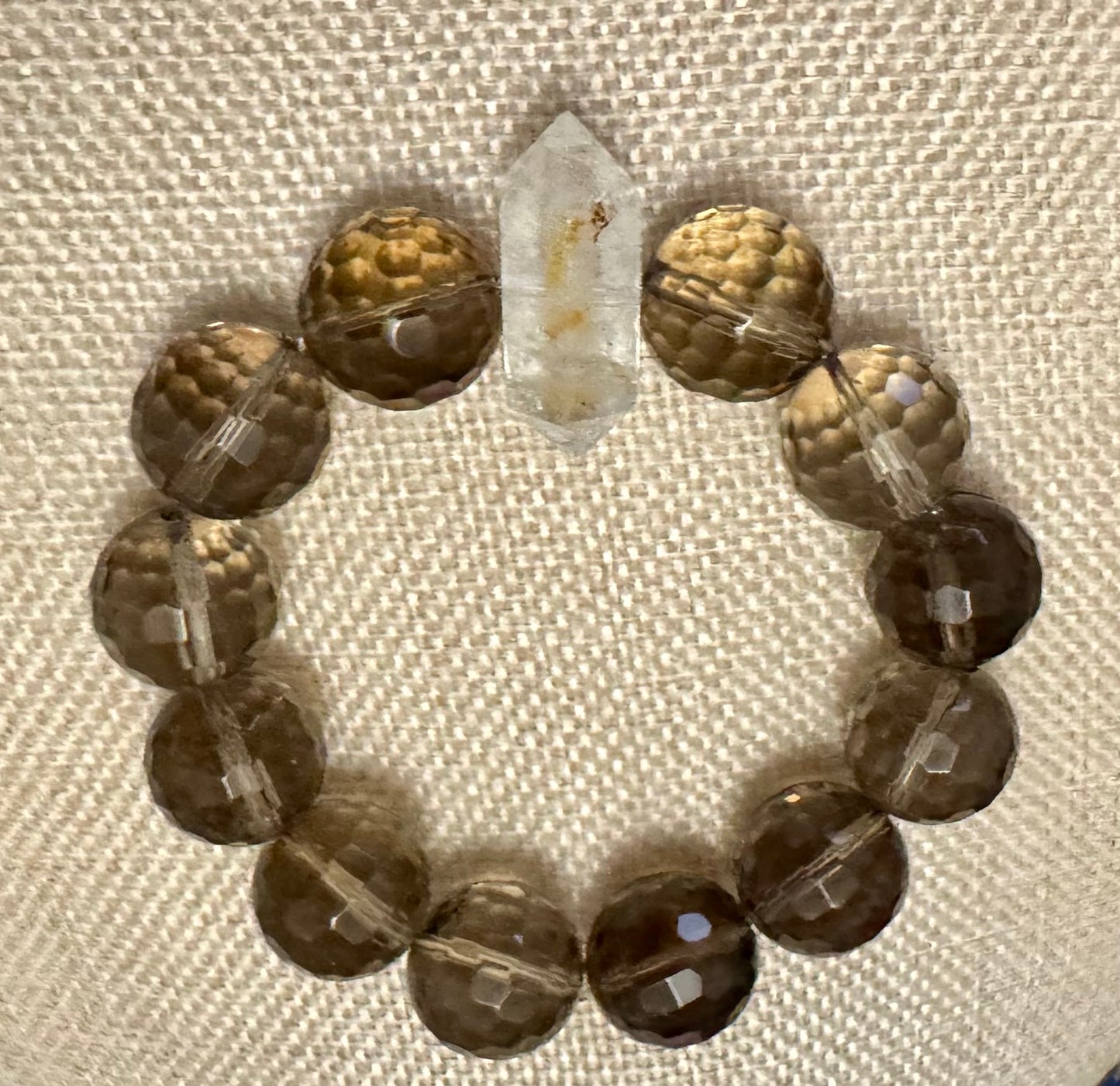Smokey Quartz Stretch Bracelet