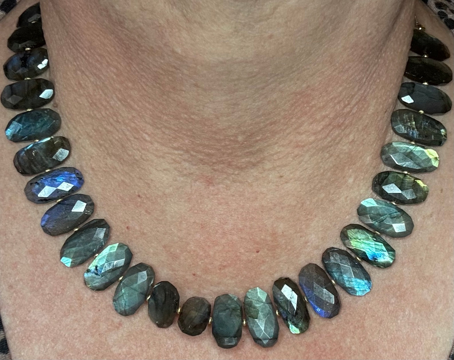 Fire and Sparkle Labradorite Necklace