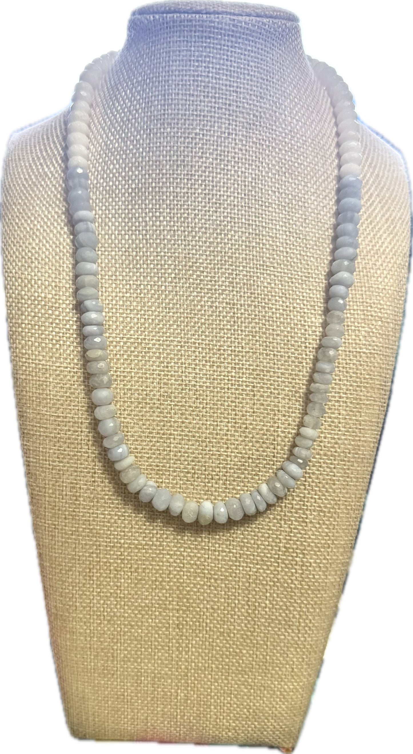 Blue Lace Agate Necklace