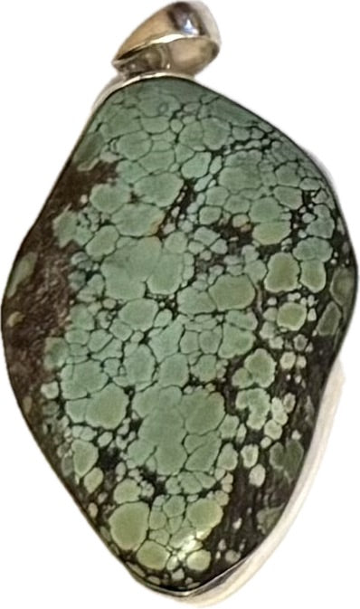 Turquoise Matrix Sterling Perfection Pendant