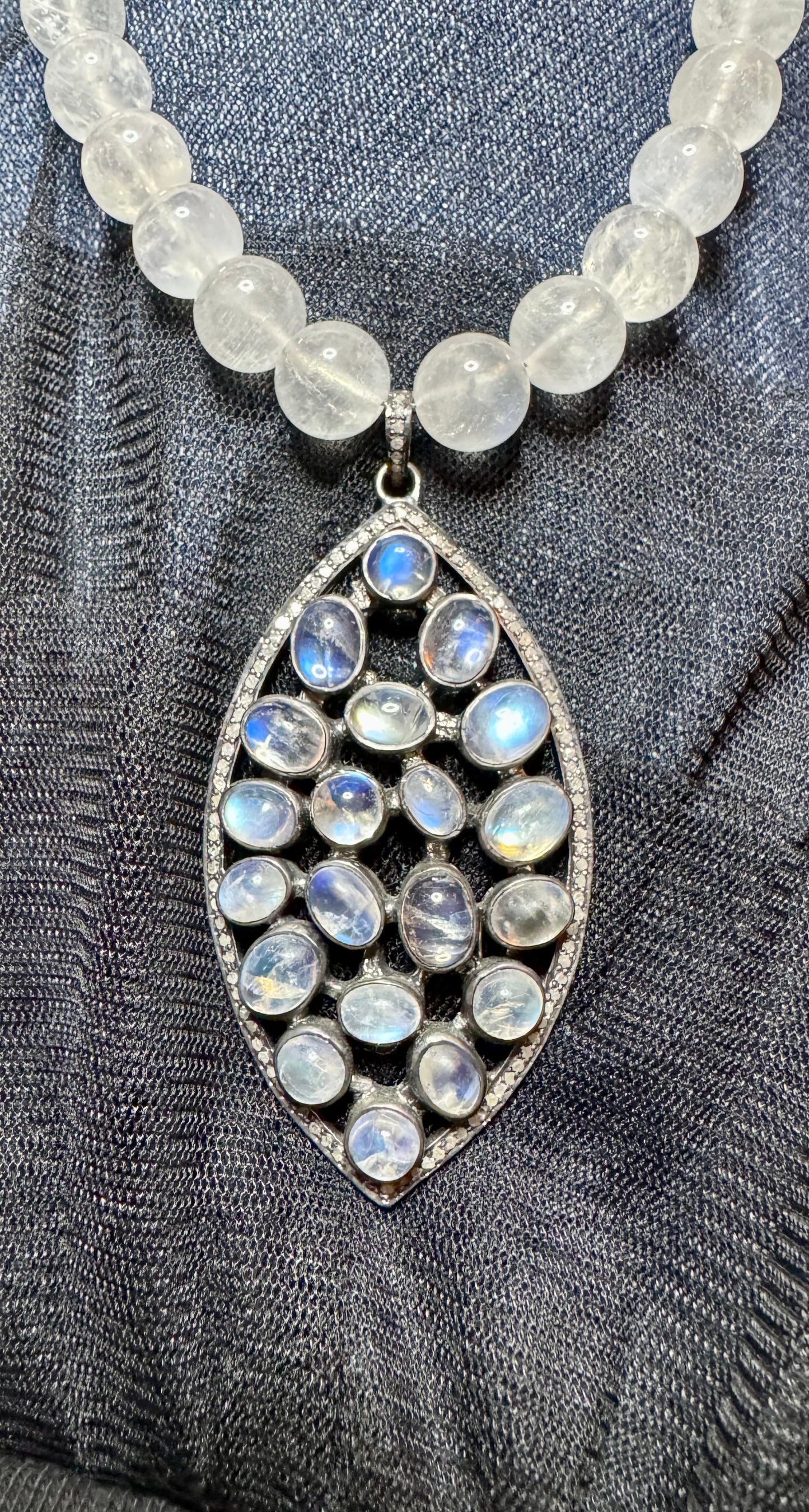 Marvelous Moonstone Memory Necklace - bcg Black Label