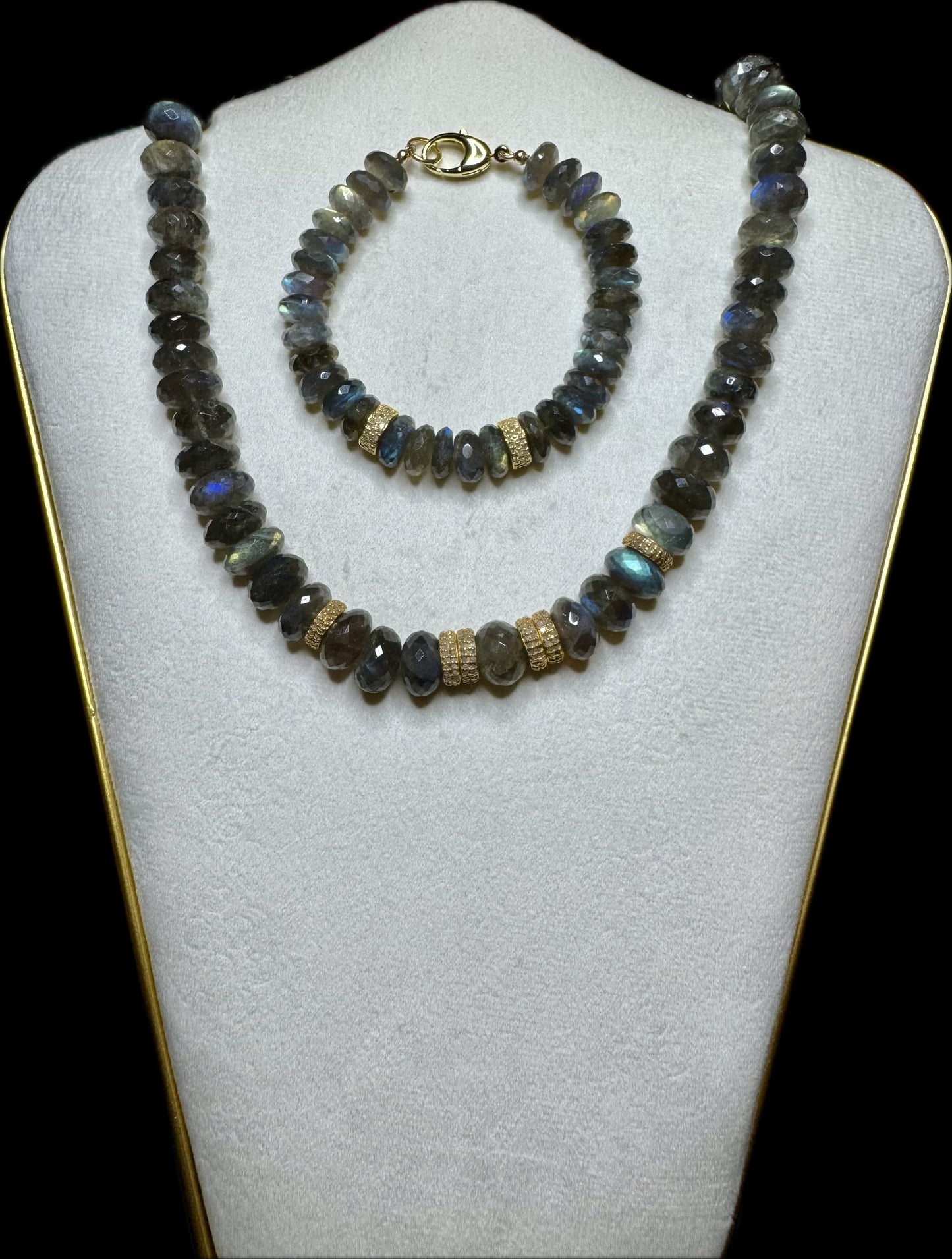 Luminous Labradorite Candy Bracelet