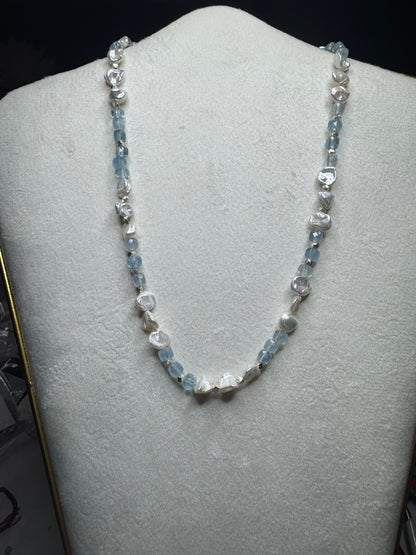 Blue Sky Candy Necklace