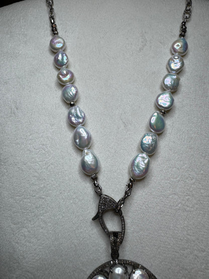 Luxe Rainbow Pearl Candy Necklace