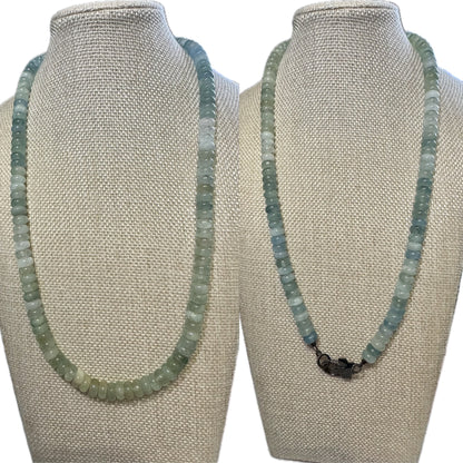 Serene Aquamarine Candy Necklace