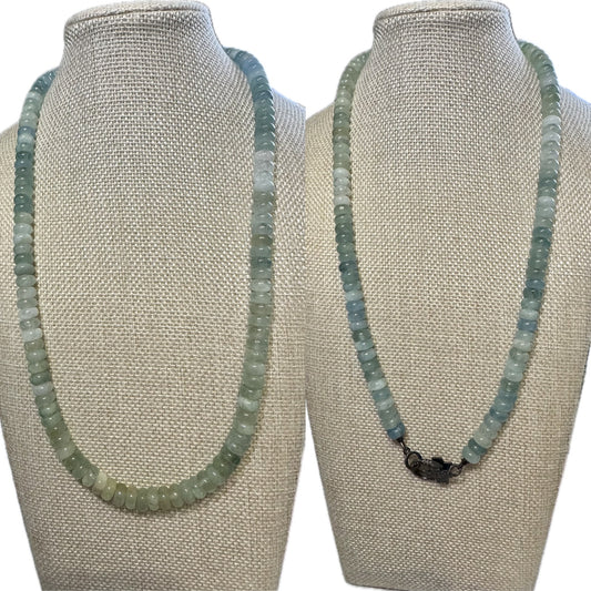 Serene Aquamarine Candy Necklace