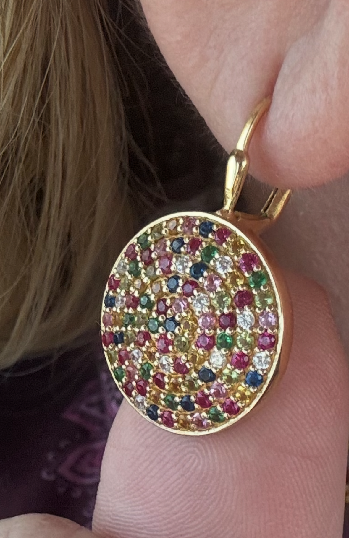 Multicolored Sapphire Candy Adornments