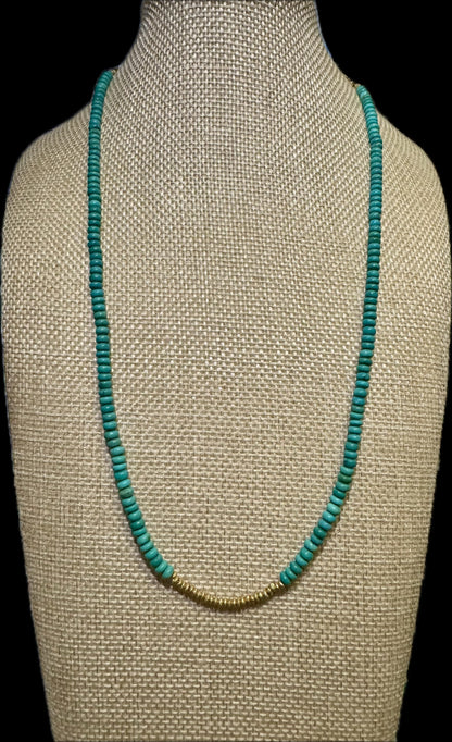 Turquoise Trio Candy Necklaces