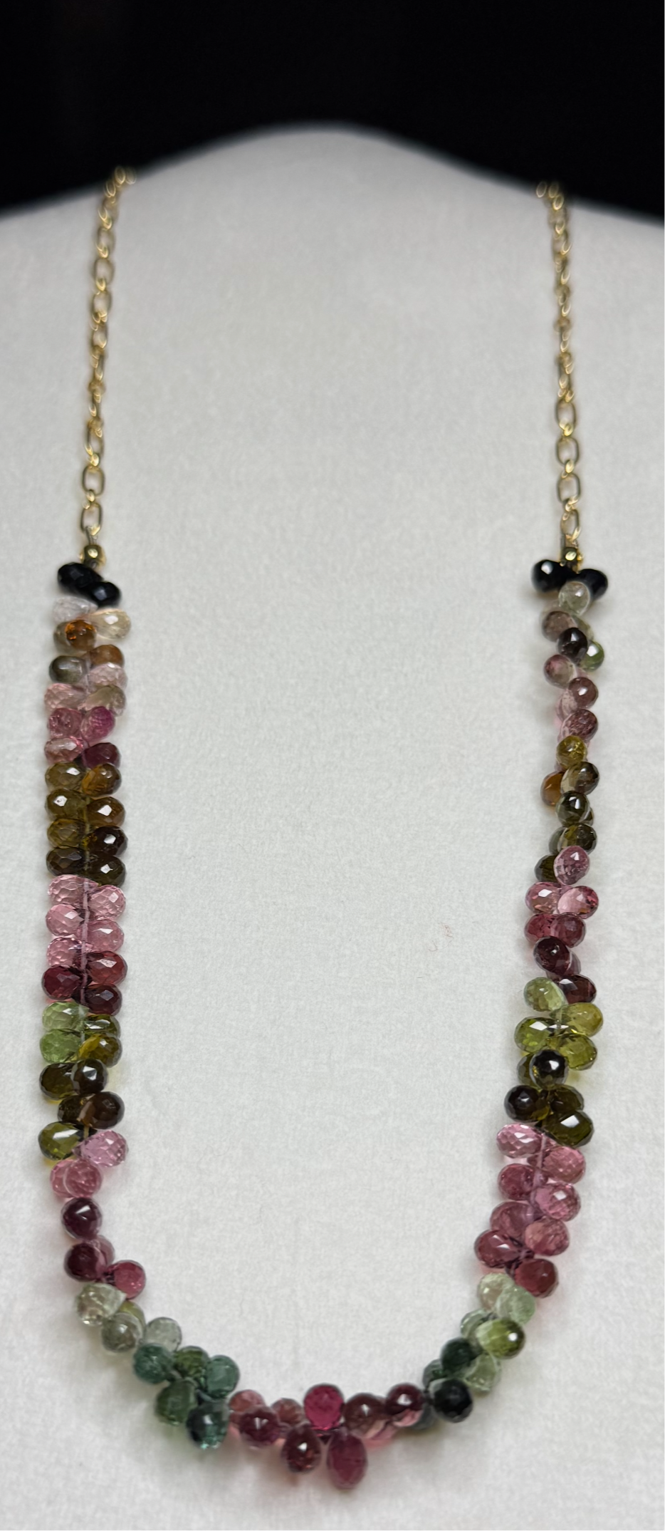 Tourmaline Rainbow Candy Necklace - bcg Black Label
