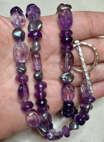 Joy’s Amethyst Candy Necklace