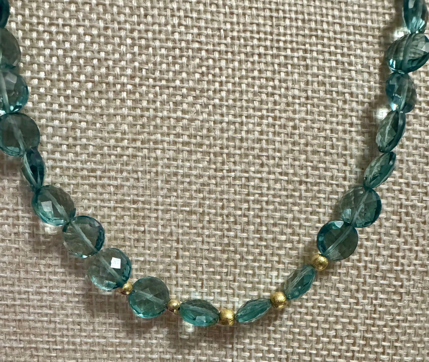 Tini's Teal Candy Necklace
