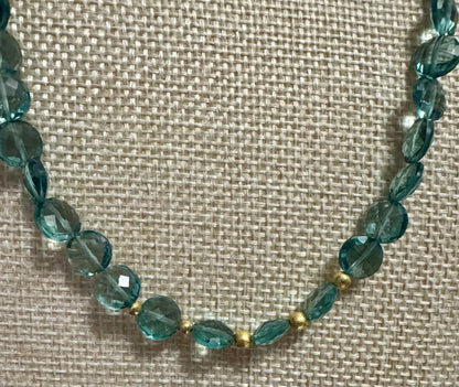 Tini's Teal Candy Necklace