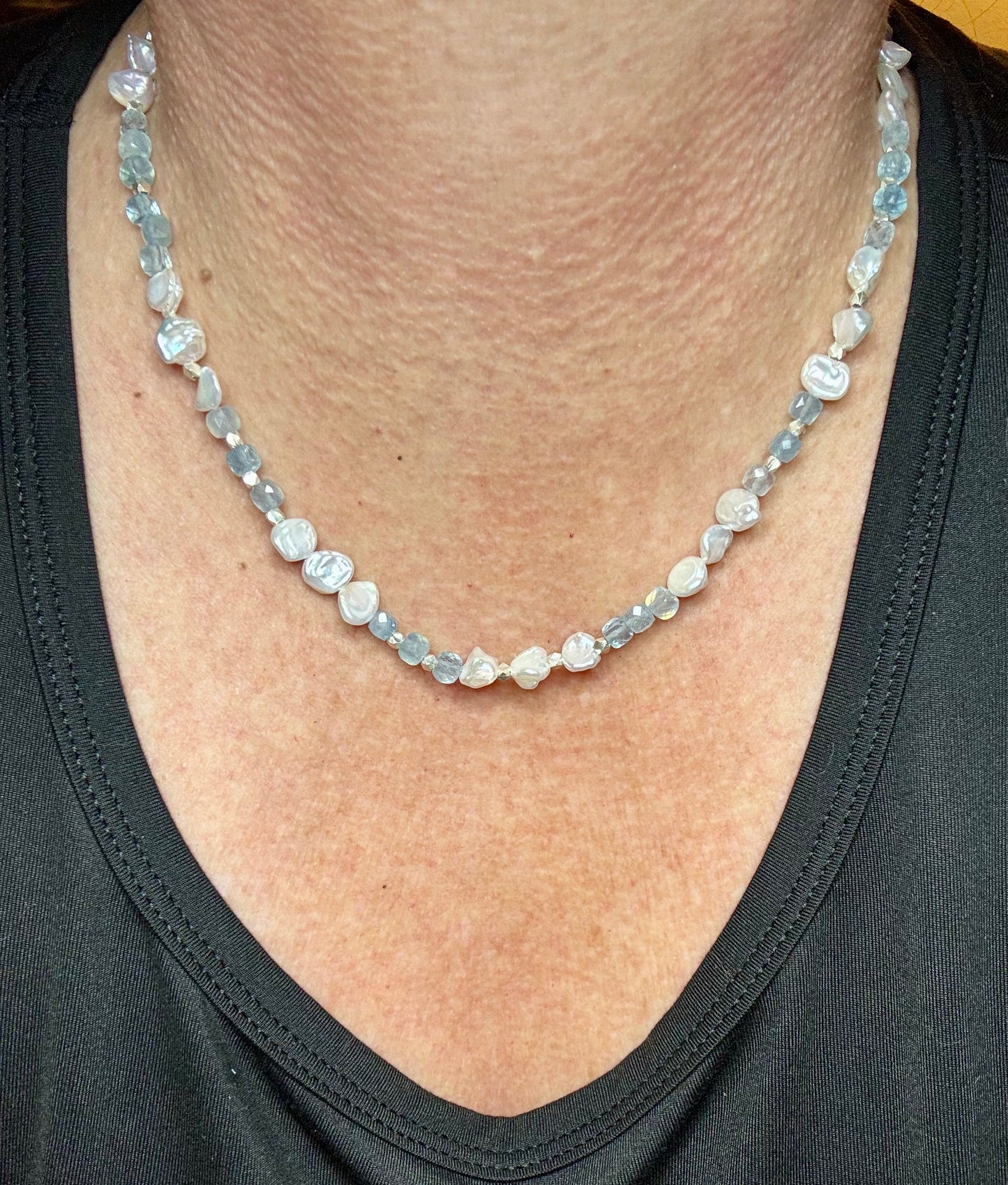 Blue Sky Candy Necklace