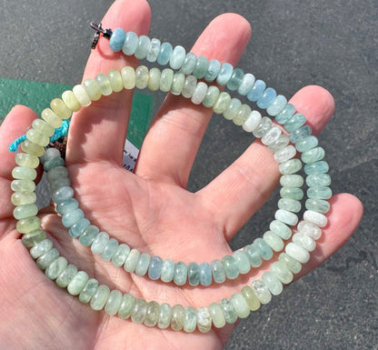 Serene Aquamarine Candy Necklace