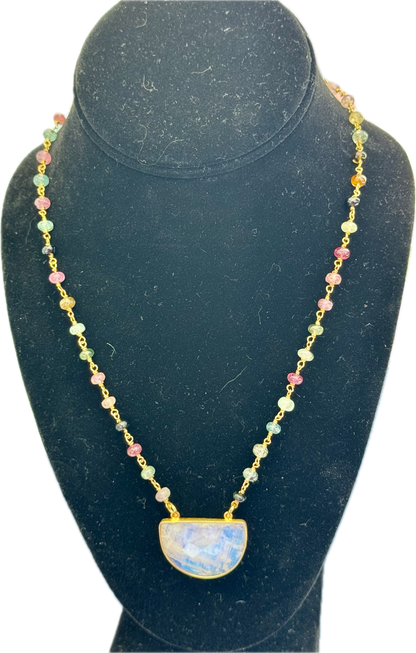 Moonstone Magic Candy Necklace