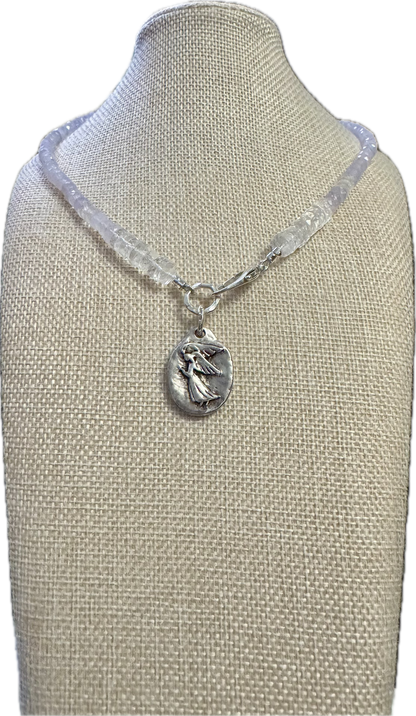 Angelic Moon Quartz Candy Necklace