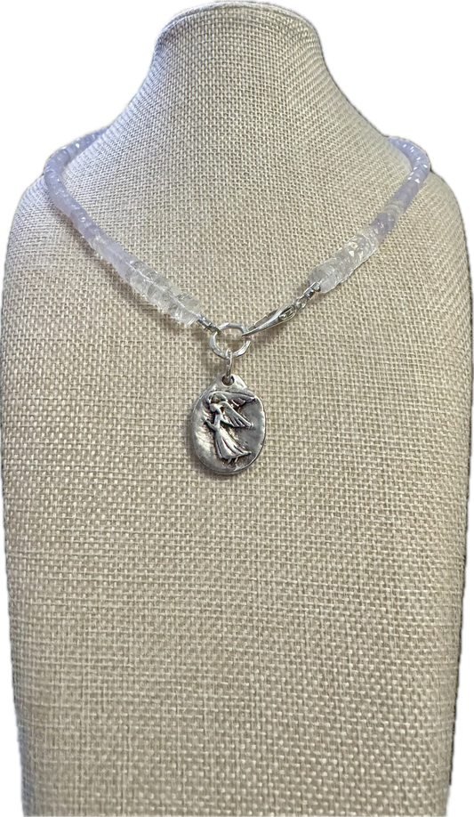Angelic Moon Quartz Candy Necklace