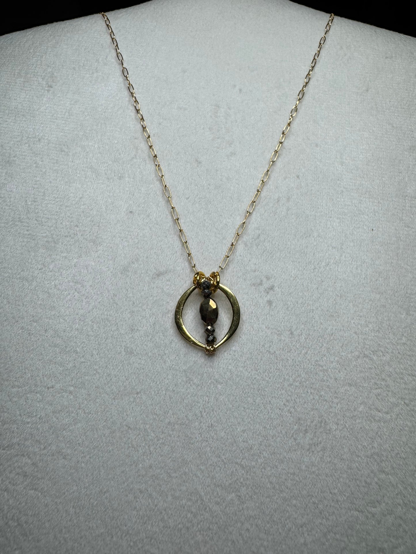 Delicate Pyrite Candy Necklaces