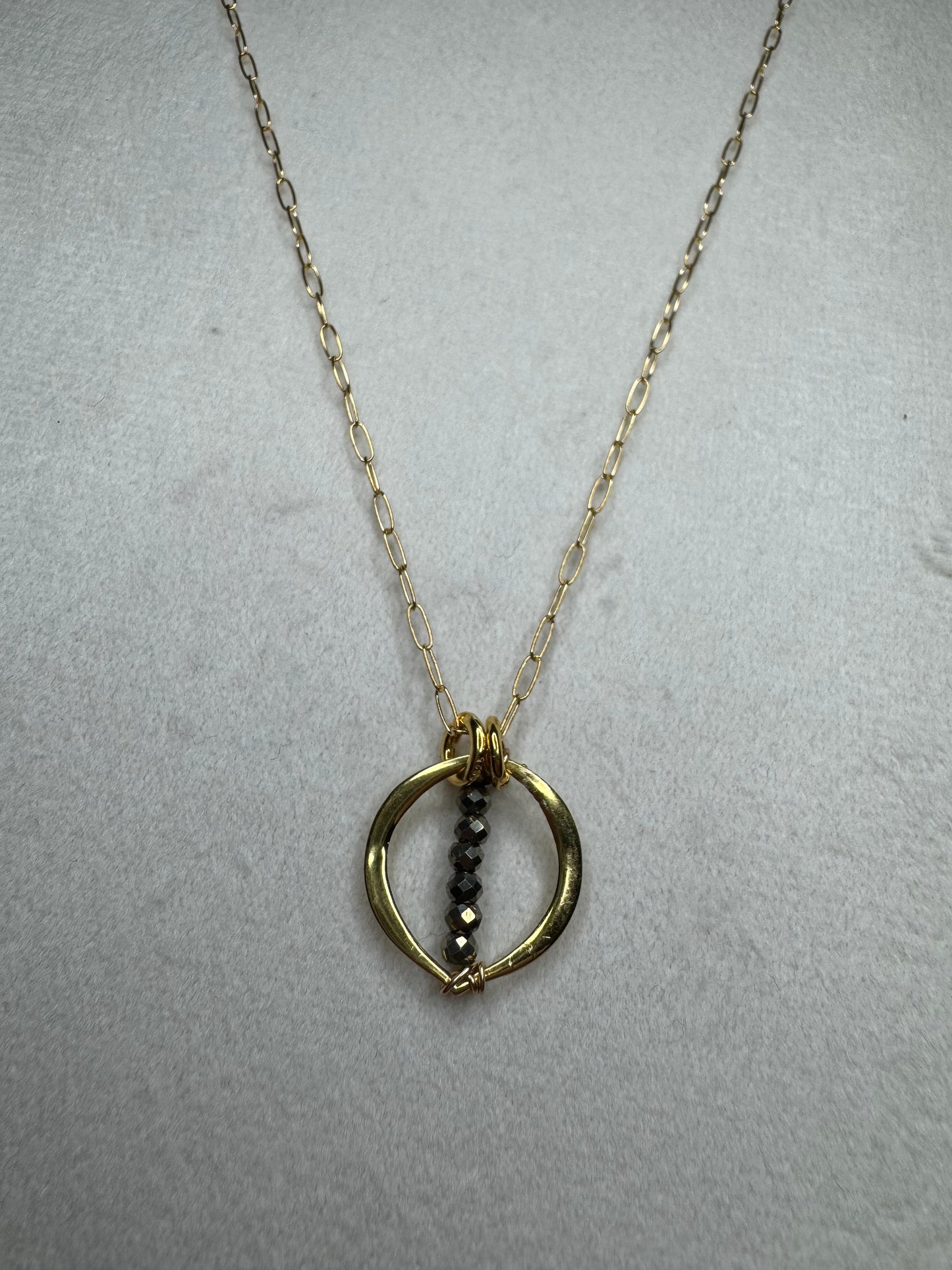 Delicate Pyrite Candy Necklaces