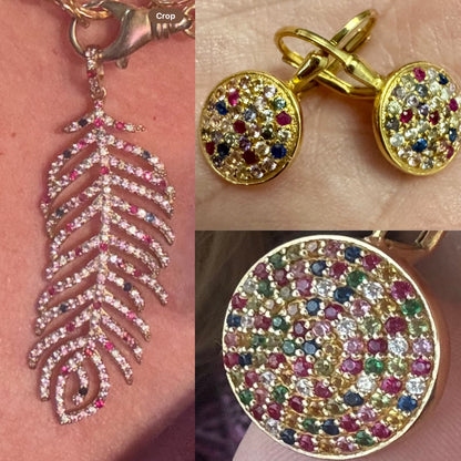 Multicolored Sapphire Candy Adornments