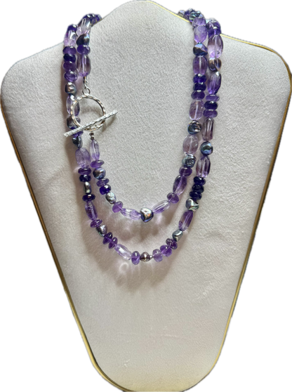 Joy’s Amethyst Candy Necklace