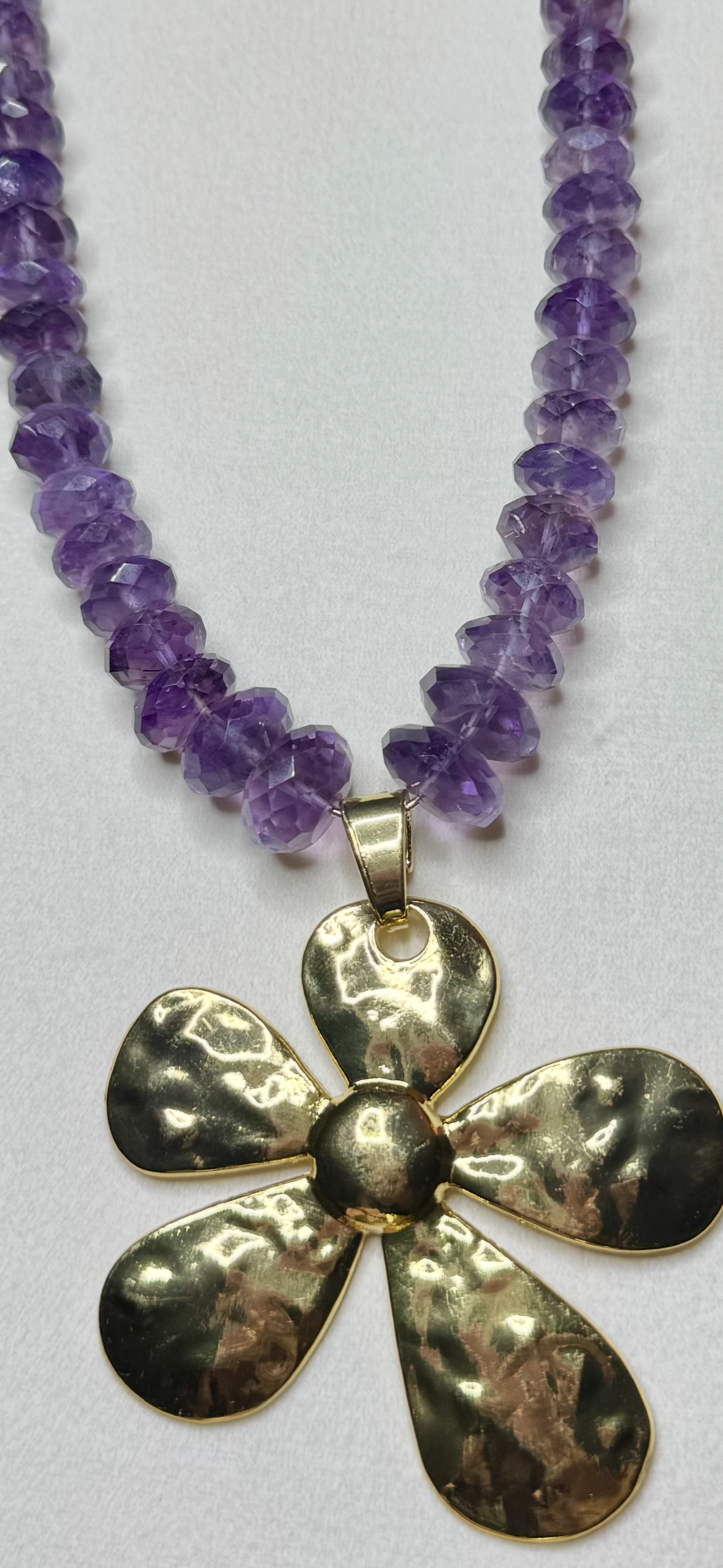 Rena Amethyst Candy Necklace