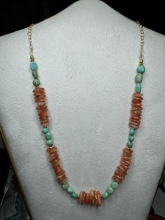 Kingman Turquoise and Sunstone Balance