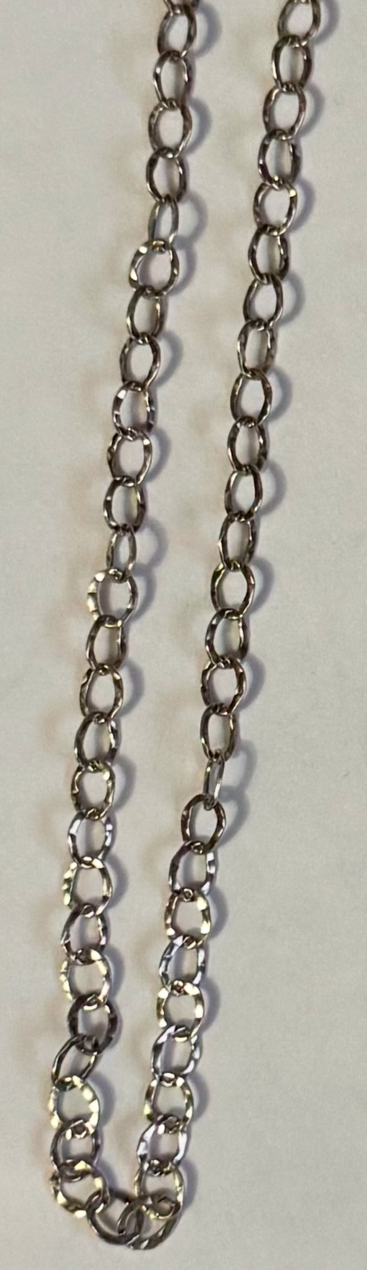 Lightly Oxidized Sterling Silver Chain