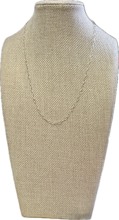 Delicate Sterling Silver Diamond Shaped Chain