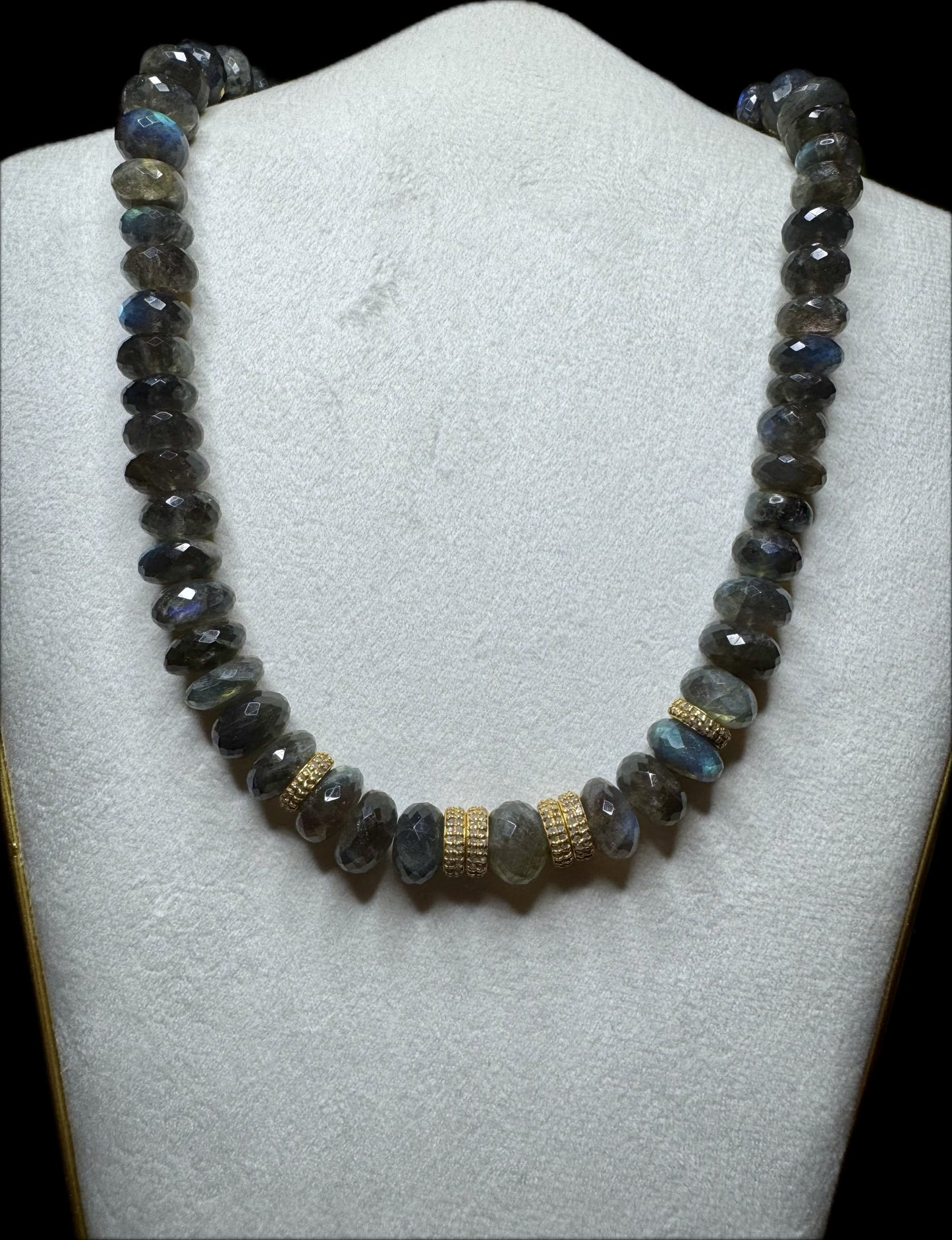 Luminous Labradorite Candy Necklace - bcg Black Label