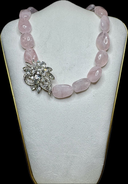 Pink Glory Vintage Candy Necklace
