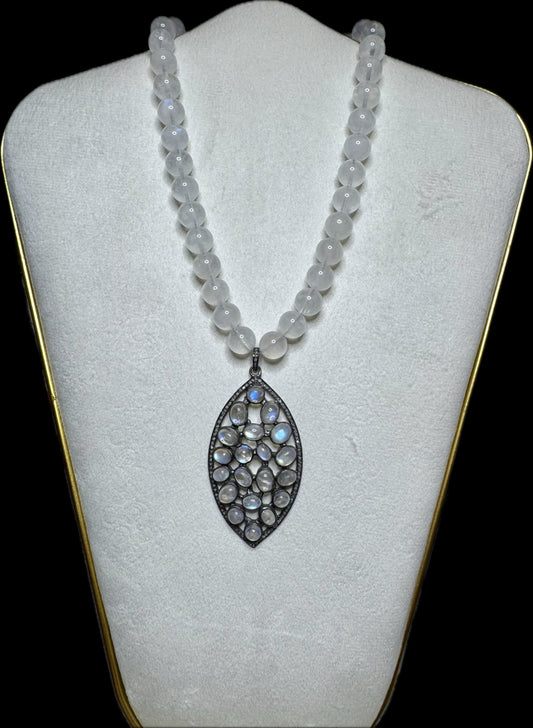 Marvelous Moonstone Memory Necklace - bcg Black Label