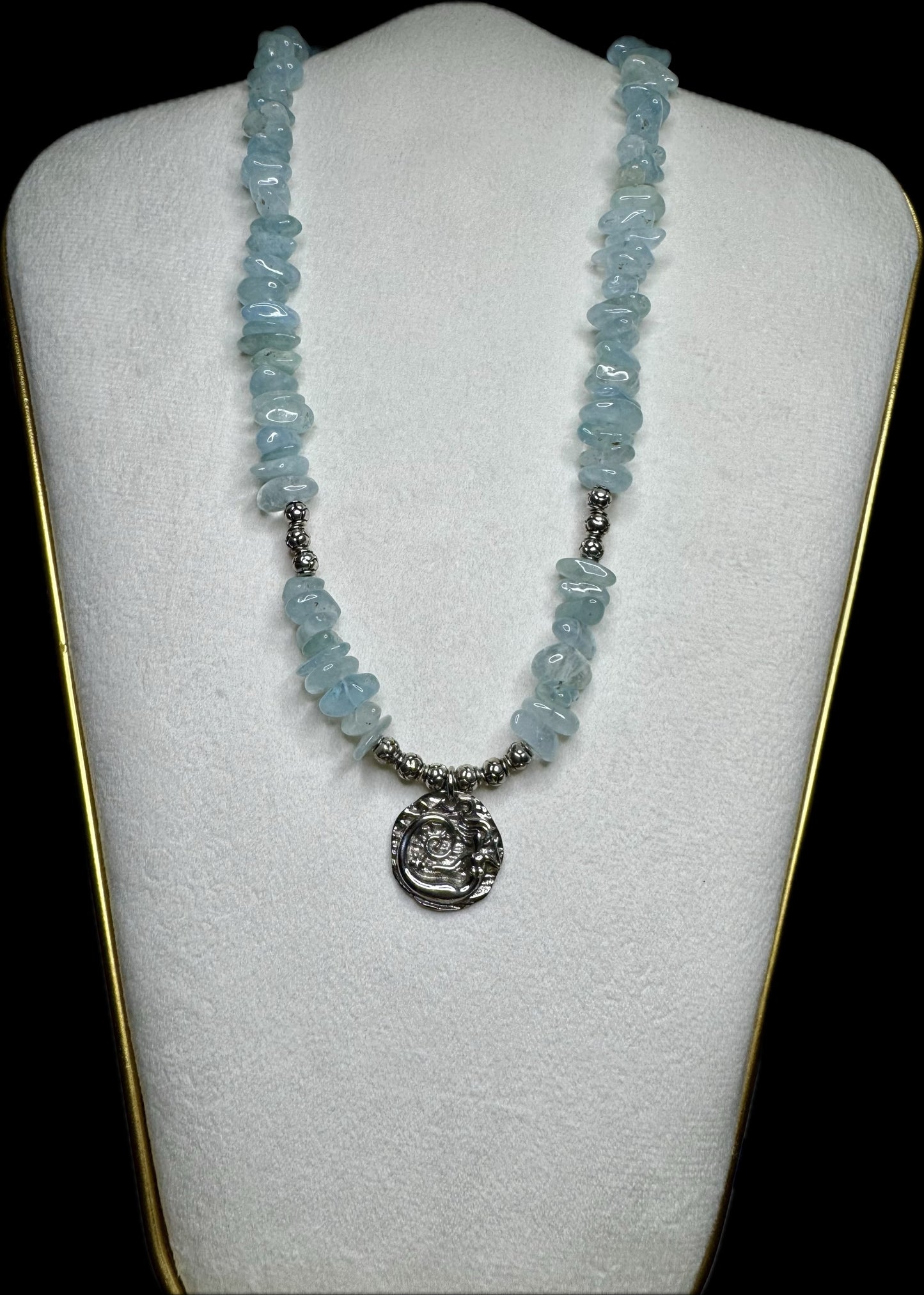 Cool Blue Water Candy Necklace