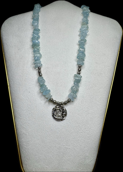 Cool Blue Water Candy Necklace