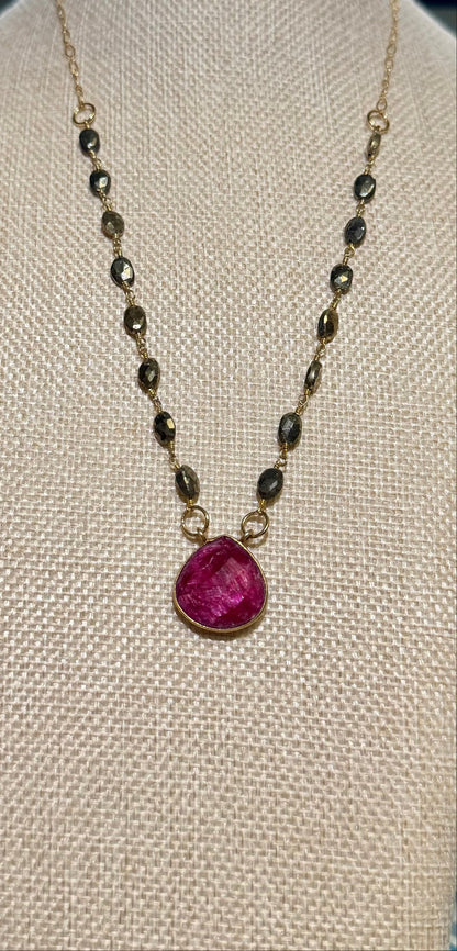 Charlie's Ruby Candy Necklace