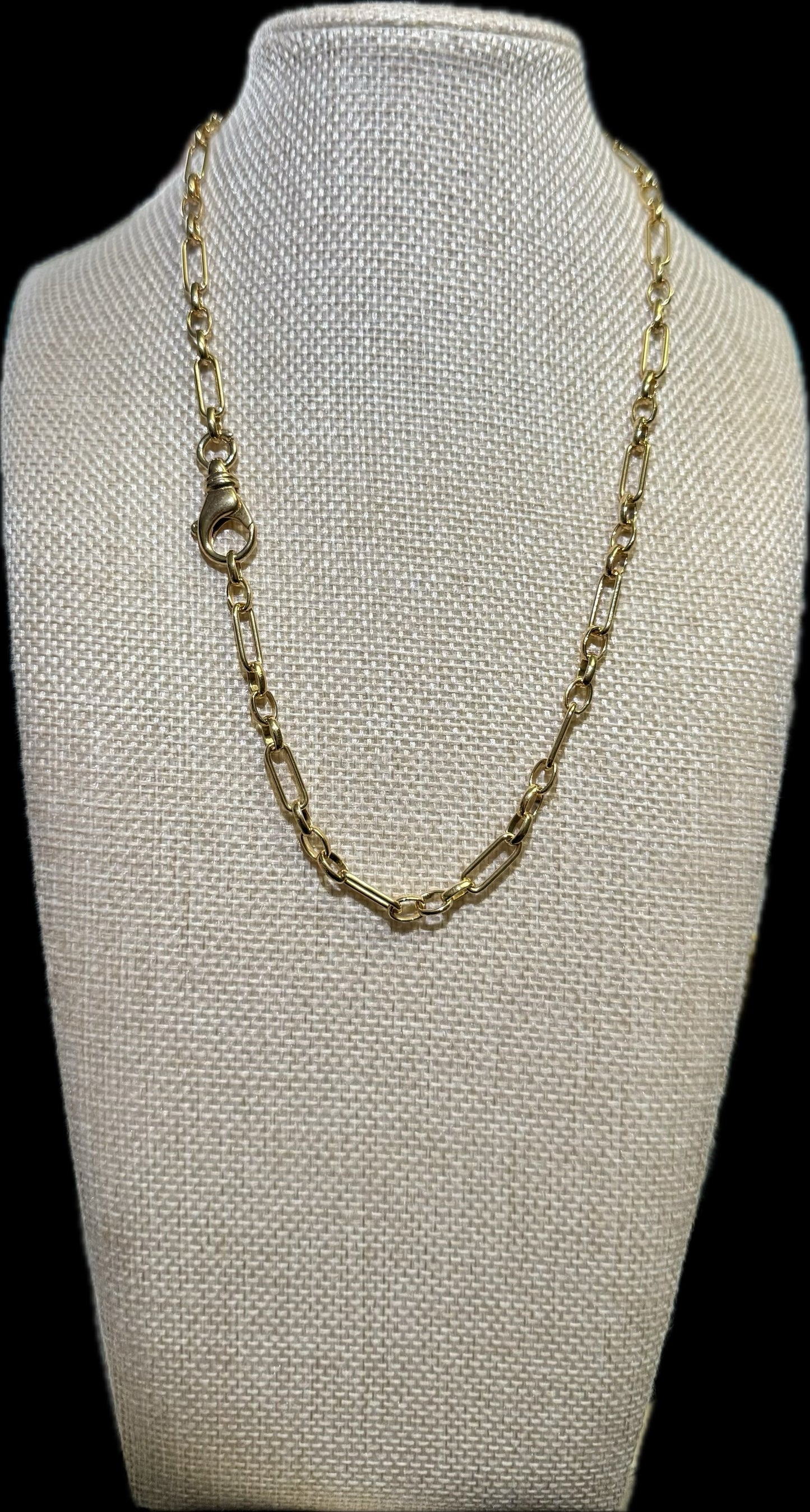Tonya Paperclip Chain Necklace