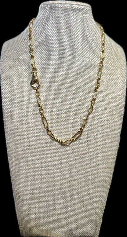 Tonya Paperclip Chain Necklace