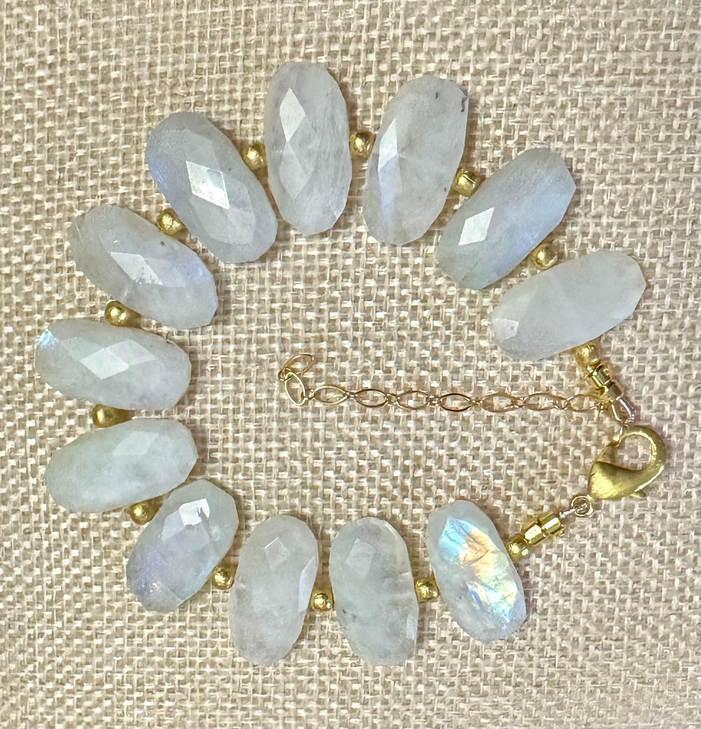 East West Moonstone Bracelet