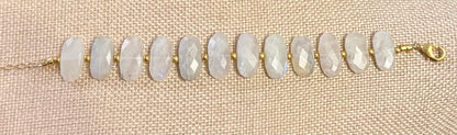 East West Moonstone Bracelet