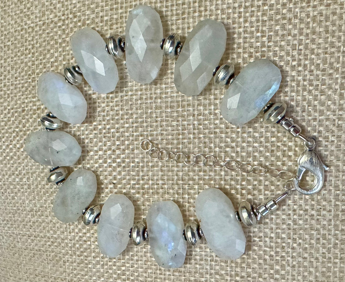 East West Moonstone Bracelet